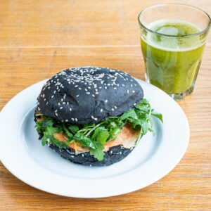 Sanduíche de Salmão